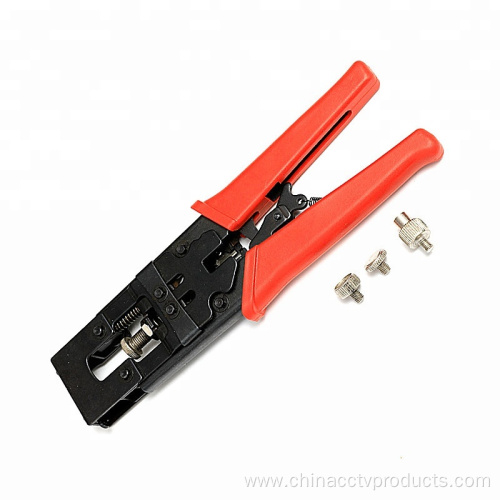 CCTV Compression Tool for F, BNC, RCA Connectors